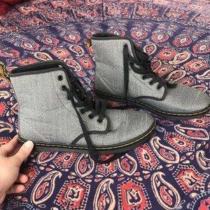 Grey Dr. Martens